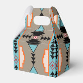 メキシアステカコ幾何学模様 フェイバーボックス (正面サイド)