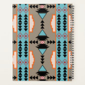 メキシアステカコ幾何学模様 プランナー手帳 (裏面)