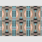 メキシアステカコ幾何学模様 薄葉紙 (正面)