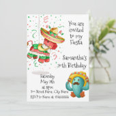 メキシアンピナタフィエスタハッピーバースデー招待状 招待状 (スタンド正面)