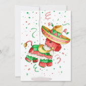 メキシアンピナタフィエスタハッピーバースデー招待状 招待状 (裏面)