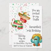 メキシアンピナタフィエスタハッピーバースデー招待状 招待状 (正面/裏面)