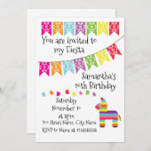 メキシアンピナタフィエスタハッピーバースデー招待状 招待状 (正面/裏面)