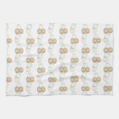 メキシイタリアンコ結婚クのロシアの地震 キッチンタオル (横)