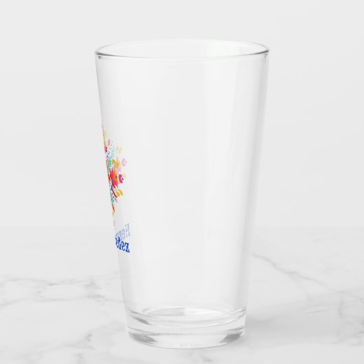 メキシインスパイアコカスタマイズのガラス製品 タンブラーグラス (左)