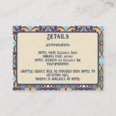 メキシエレガントコのタルベ結婚ラ詳細QRコード エンクロージャーカード (正面)