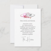 メキシエレガントコの結婚Haciendaスタイルありがとう サンキューカード (裏面)