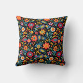 メキシエレガントコフォークモノグラムの装飾用クッション クッション (裏面)