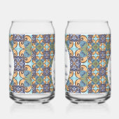 メキシエレガントコフローラタラベラ結婚楕円 ガラス缶 (左)