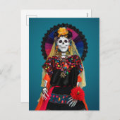 メキシエレガントコ服のカトリ伝統的ーナ シーズンポストカード (正面/裏面)