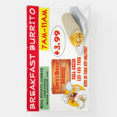 メキシカスタマイズコレストランブレックファストブリト 横断幕 (縦)