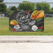 メキシカスタマイズコ・レストラン・タコ火曜日グラフィック 横断幕 (インサイチュ)