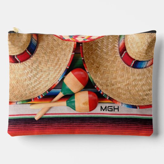 メキシカスタムコの品目のモノグラム アクセサリーポーチ (正面)