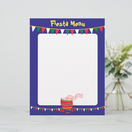 メキシカスタムコ料理メニューのレターヘッド (スタンド正面)