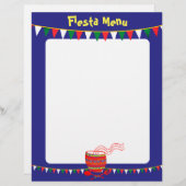 メキシカスタムコ料理メニューのレターヘッド (正面/裏面)