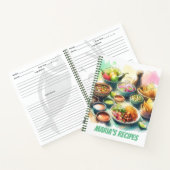 メキシカスタムコ食品水カラーレシピ本 ノートブック (内部)