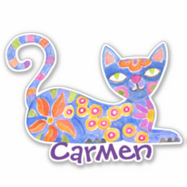 メキシカスタムコAlebrijeビニールステッカー – Cat シール