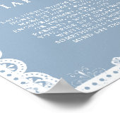 メキシカタラベラ夜おむつ赤ちゃんシャワーゲームサイン ポスター (角)