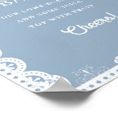 メキシカタラベラMimosaバーベビーシャワーお気に入りサイン ポスター (角)