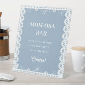 メキシカタラベラMimosaバーベビーシャワーお気に入りサイン 台座サイン (インサイチュ)