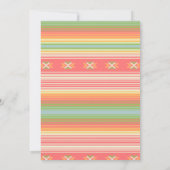 メキシカラフルカンフィエスタファースト誕生日 招待状 (裏面)