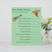 メキシカラフルコのフィエスタ赤ちゃんシャワー質問ゲーム (スタンド正面)