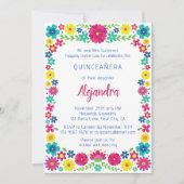 メキシカラフルコの花キンセアニラの招待 案内状 (正面)
