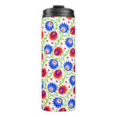 メキシカラフルコスタイル花パタエレガントーン タンブラー (正面)