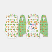 メキシカラフルコスタイル赤ちゃんシャワーパーティー フェイバーボックス (折り畳みなし)