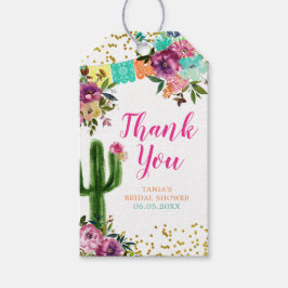 メキシカラフルコタコ愛ありがとうラベル ギフトタグ