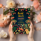 メキシカラフルコテーマフェスタブライダルシャワー 招待状