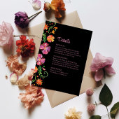 メキシカラフルコフローラフィ結婚エスタ詳細 招待状