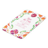 メキシカラフルコフローラフェスタ日付の保存 マグネット (左側)