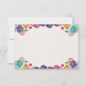 メキシカラフルコフローラボタニカルフェスタ結婚ズ サンキューカード (裏面)