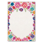 メキシカラフルコフローラボタニカルフェスタ結婚ズ テーブルナンバー (裏面)