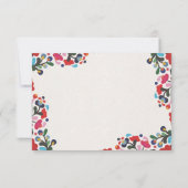 メキシカラフルコフローラ結婚の花 セーブザデート (裏面)