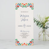 メキシカラフルコフローラ結婚の花 プログラム (スタンド正面)