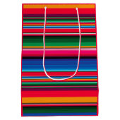 メキシカラフルコ伝統的セラペ ミディアムペーパーバッグ (裏面)