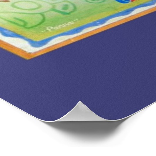 メキシカラフルコ旅行ポスター ポスター (角)