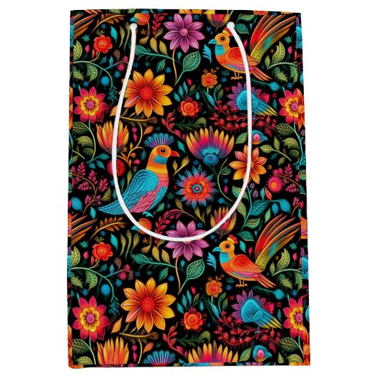 メキシカラフルコ様式 ミディアムペーパーバッグ (正面)