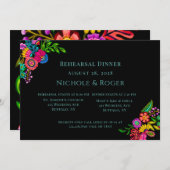 メキシカラフルコ結婚フローラのリハーサル 招待状 (正面/裏面)