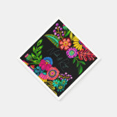 メキシカラフルコ結婚フローラ スタンダードカクテルナプキン (角)