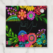 メキシカラフルコ結婚フローラ フェイバータグ (裏面)