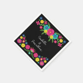 メキシカラフルコ花紙ナプキン スタンダードカクテルナプキン (角)