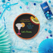 メキシカラフルコ・フィエスタ・カップルズ・ウェディングシャワー ペーパープレート (パーティー)