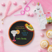 メキシカラフルコ・フィエスタ・カップルズ・ウェディングシャワー ペーパープレート (パーティー)