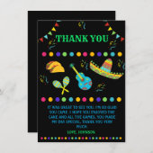 メキシカラフルコ・フィエスタ サンキューカード (正面/裏面)