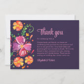メキシカラフルコ・フィ結婚エスタ サンキューカード (正面)