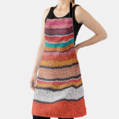 メキシカラフルコ・ペルーのスタイル絨毯の表面を閉じる エプロン (インサイチュ)