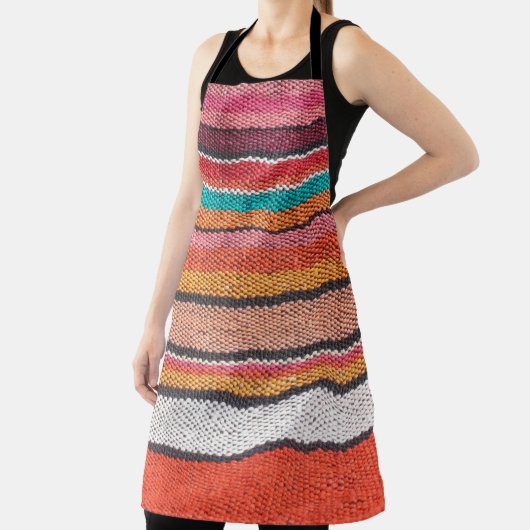 メキシカラフルコ・ペルーのスタイル絨毯の表面を閉じる エプロン (インサイチュ)